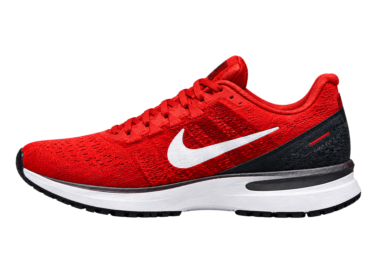 Red running shoe